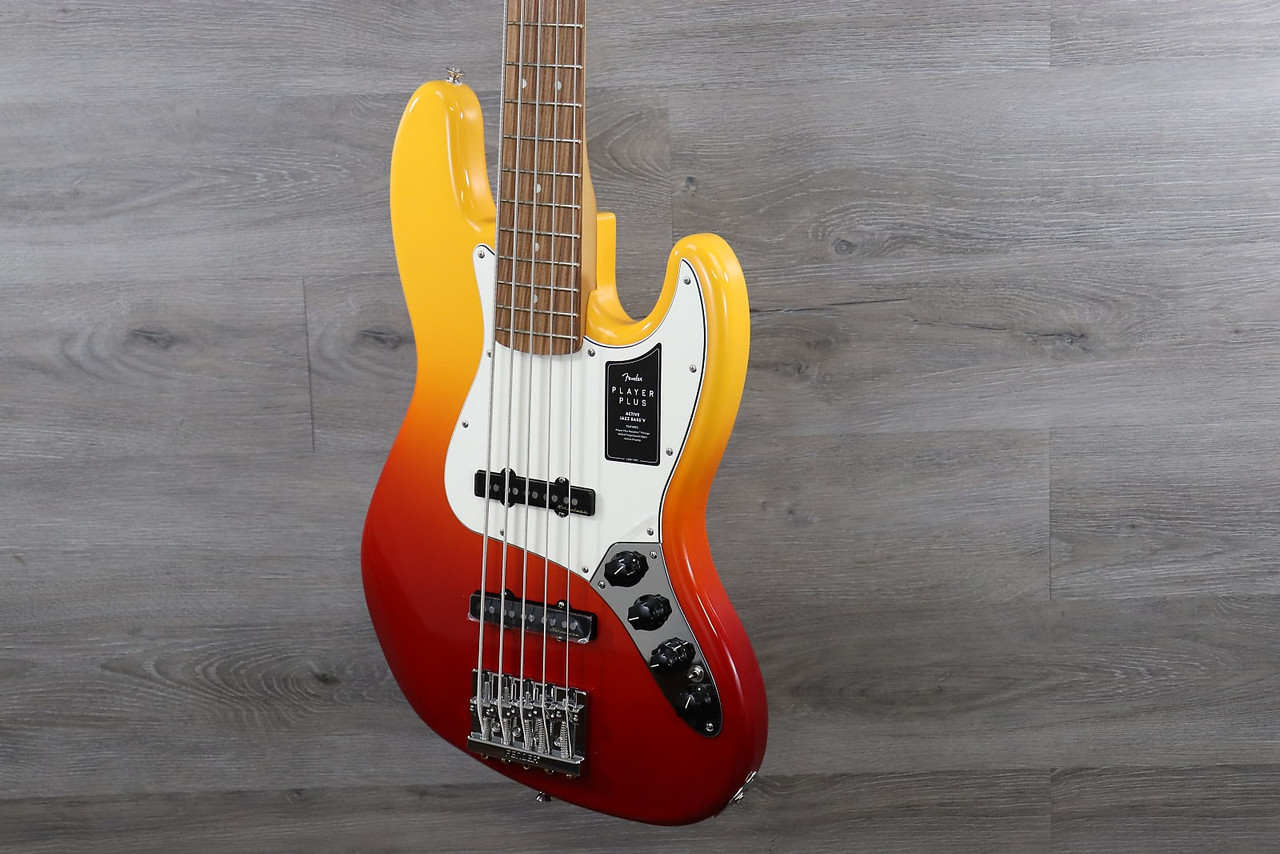 Fender Player Plus Jazz Bass V Tequila Sunrise - K&S Music Center LLC