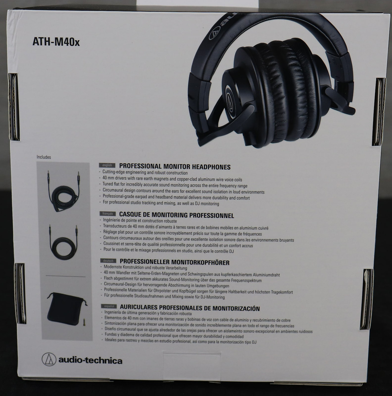 Audio Technica ATH-M40X Auriculares profesionales de monitorización