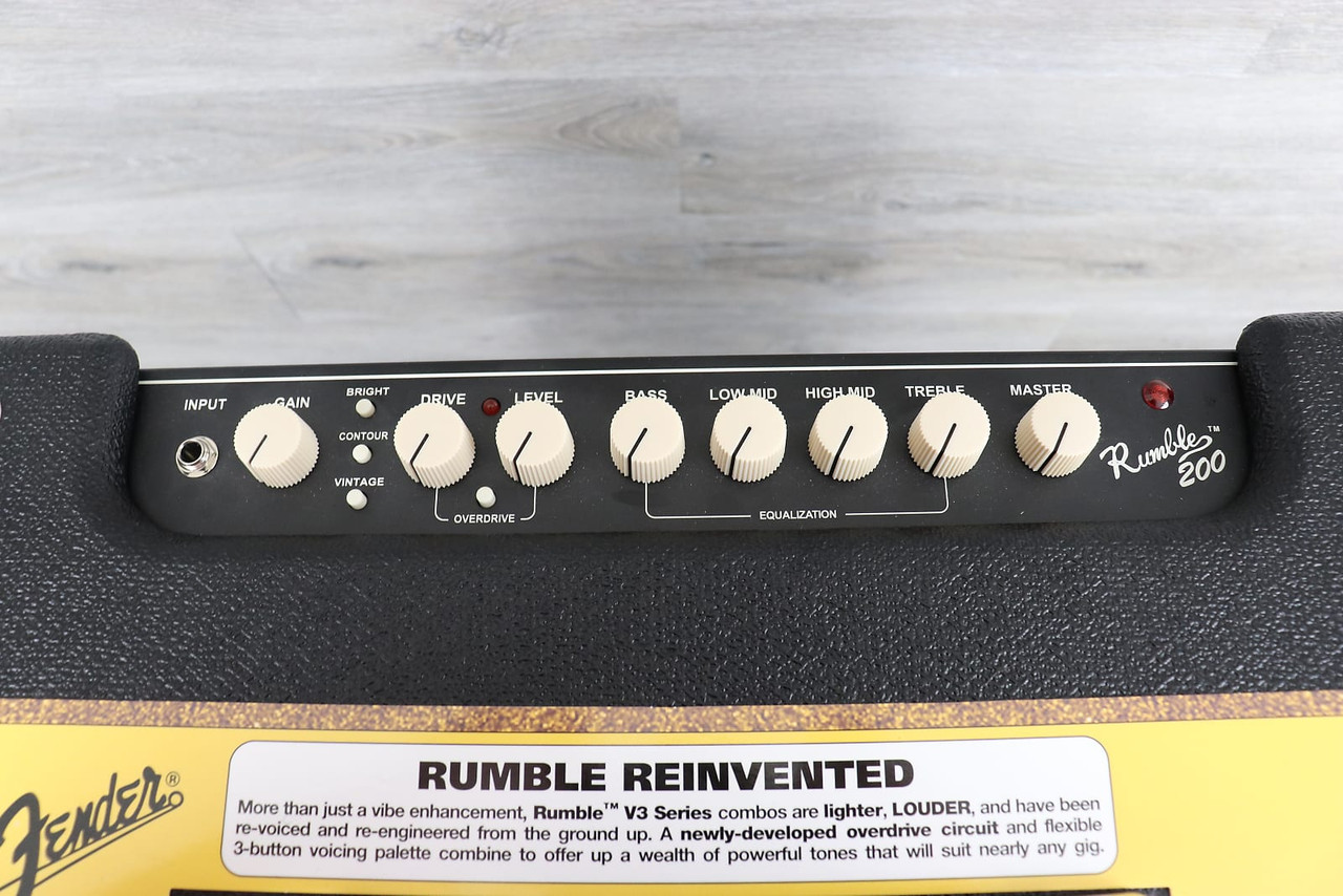 FENDER RUMBLE 200 V3 - Ampli basse combos