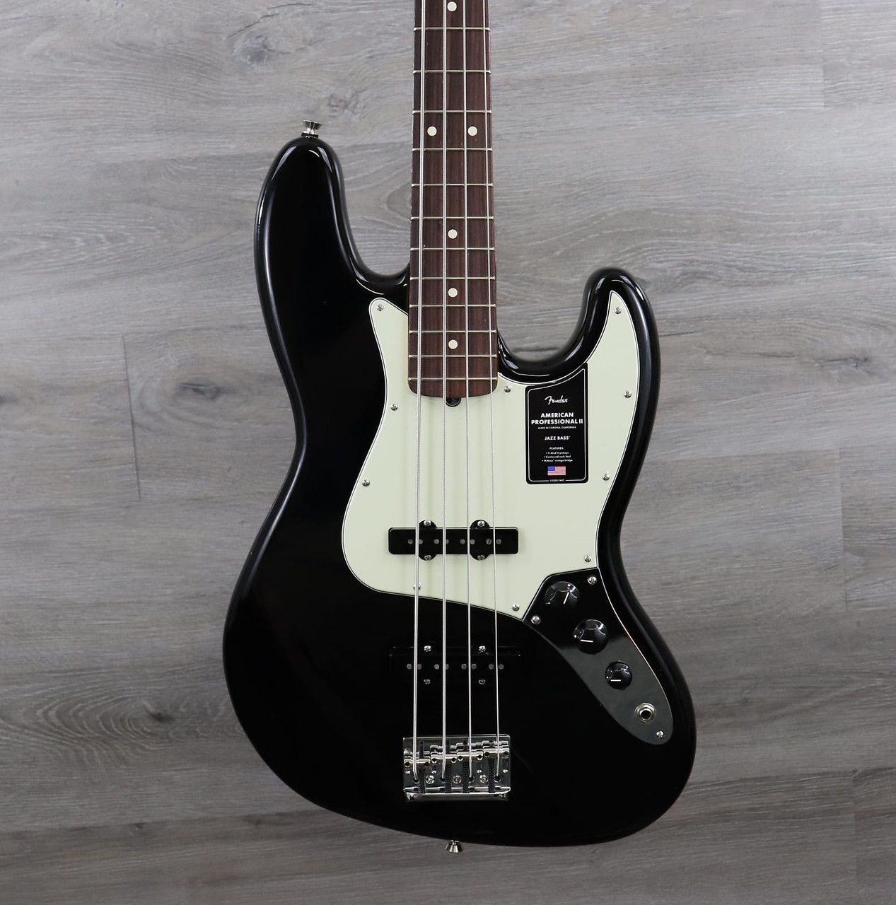 Fender American Professional II Jazz Bass with Rosewood Fretboard Black