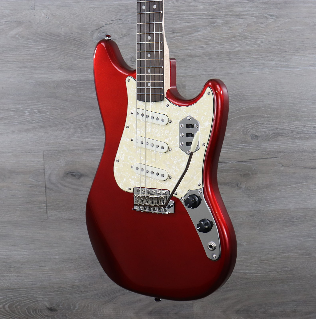 Squier Paranormal Cyclone Candy Apple Red - K&S Music Center LLC