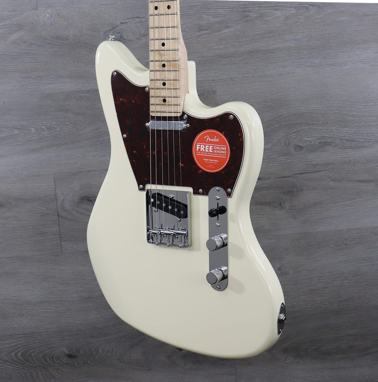Squier Paranormal Offset Telecaster Olympic White - K&S Music