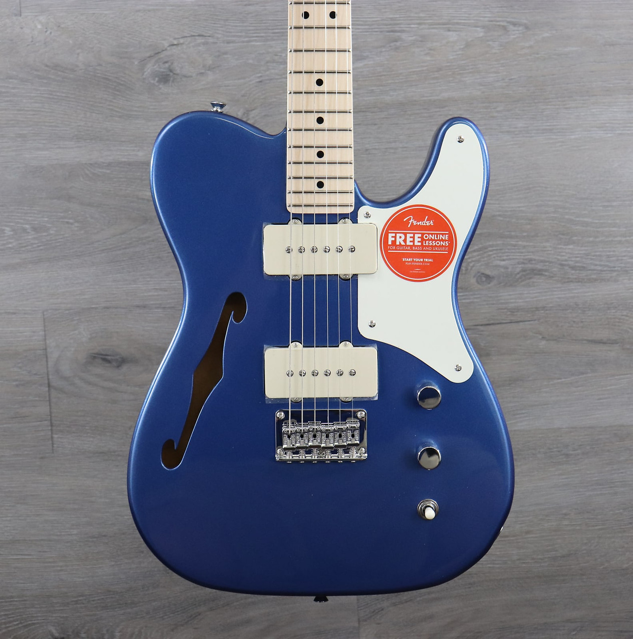 Squier Paranormal Cabronita Telecaster Thinline Lake Placid Blue