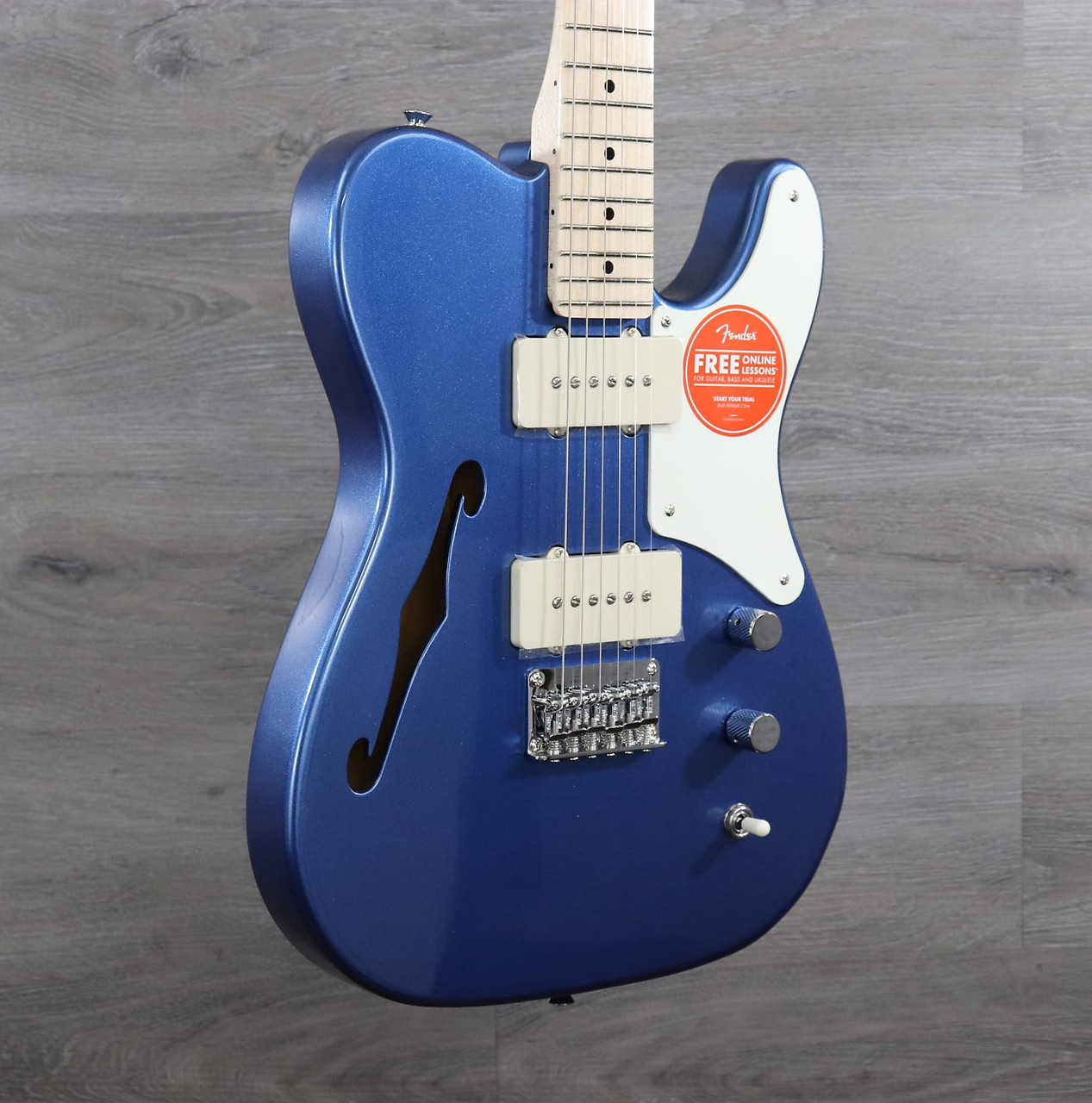 Squier Paranormal Cabronita Telecaster Thinline Lake Placid Blue