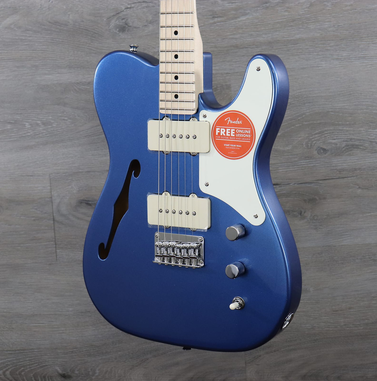 Squier Paranormal Cabronita Telecaster Thinline Lake Placid Blue