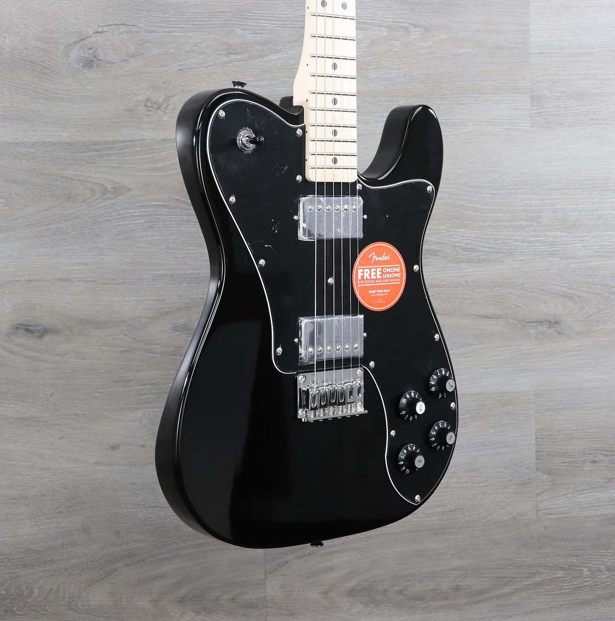 ギター Squier Affinity Telecaster Black Squier Affinity Series Telecaster Electric Guitar - Black