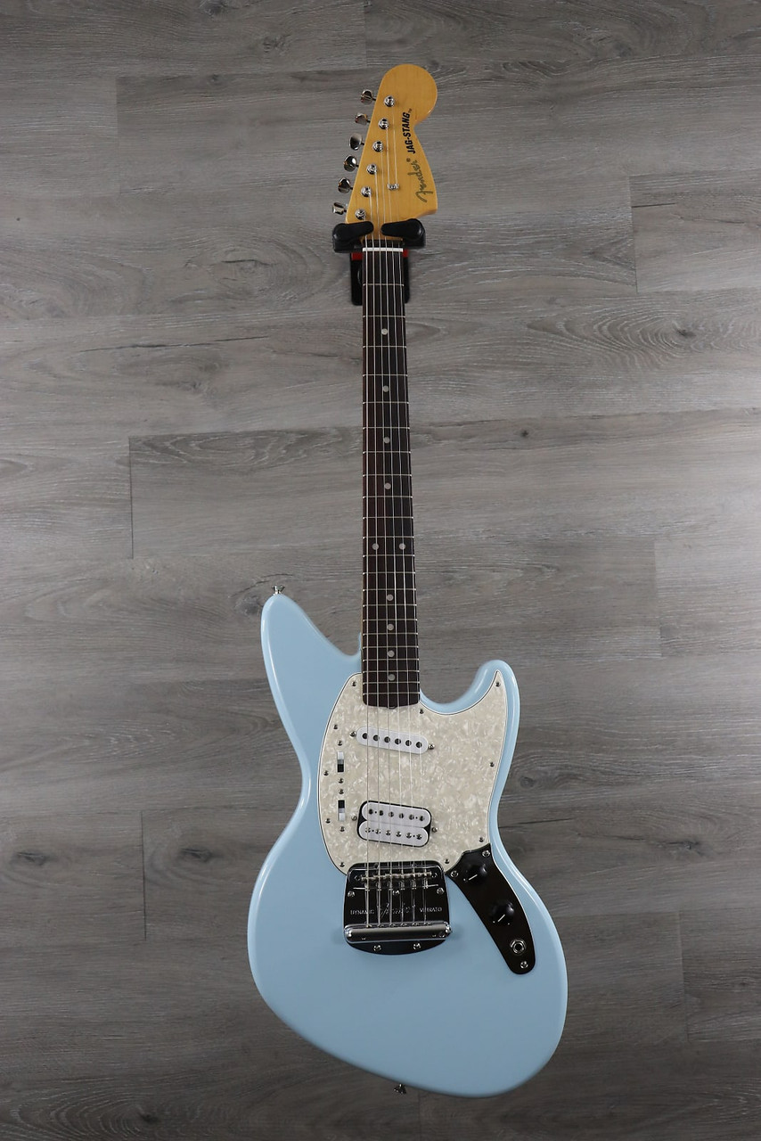 ギター Fender  Cobain Jag-Stang Fender Kurt Cobain Jag-Stang Electric Guitar - Sonic Blue