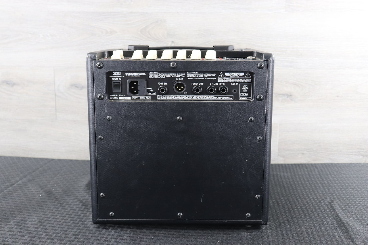Vox AGA 70 Acoustic Amp Black - K&S Music Center LLC