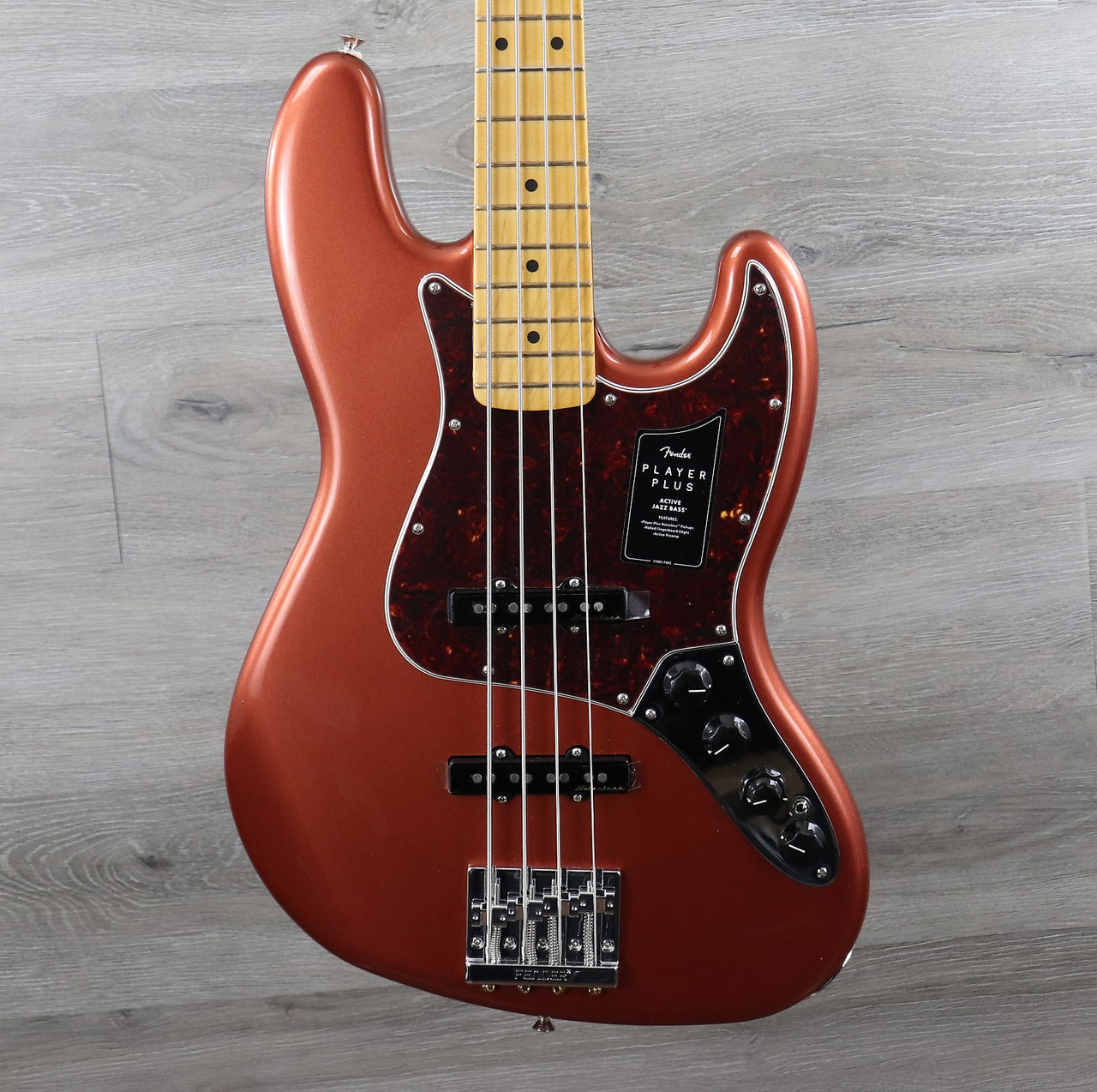 Fender Player Plus Jazz Bass with Maple Fretboard Aged Candy Apple