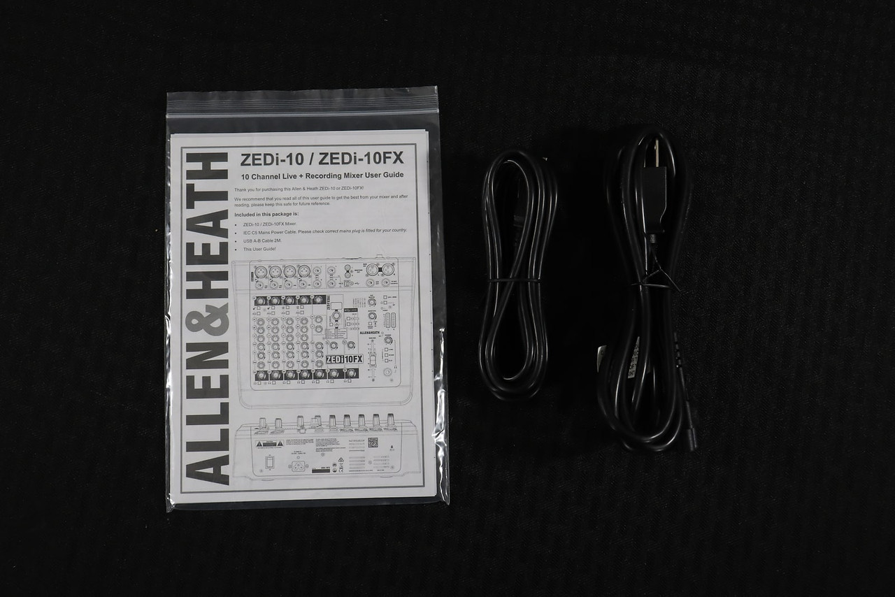 Allen & Heath AH-ZEDi-10FX Hybrid Compact Mixer / 4x4 USB Interface