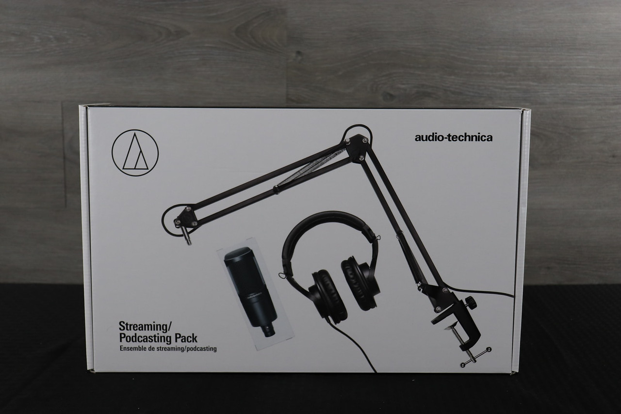Audio-technica AT2020+アクセサリーセット Audio-Technica Streaming/ Podcasting Pack Black - K&S Music Center LLC