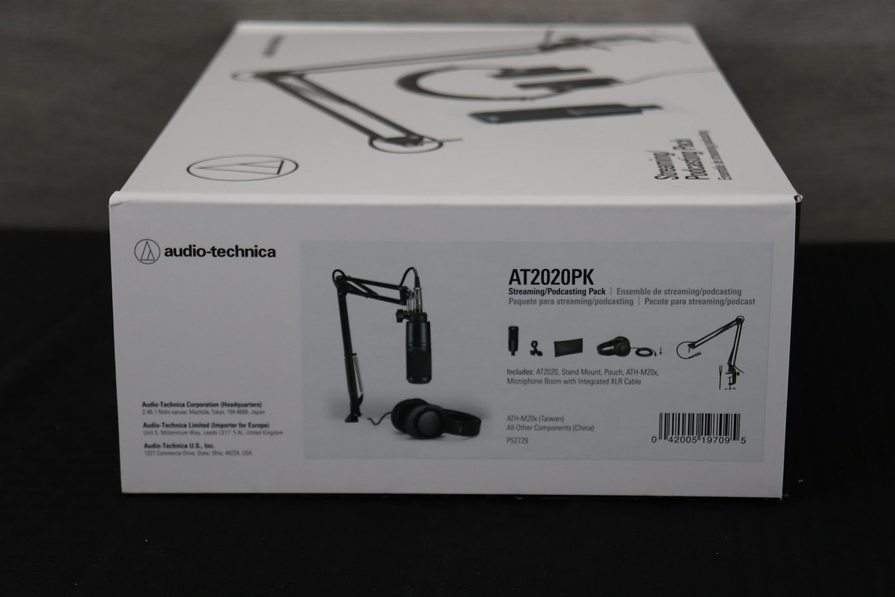 Audio-Technica Streaming/ Podcasting Pack Black