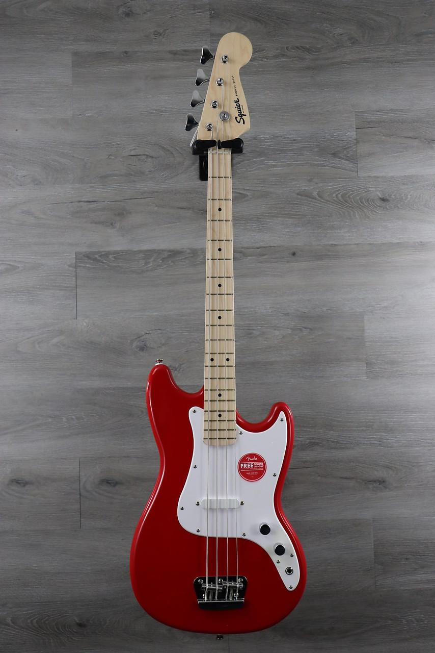 Squier Affinity Bronco Bass Torino Red - K&S Music Center LLC
