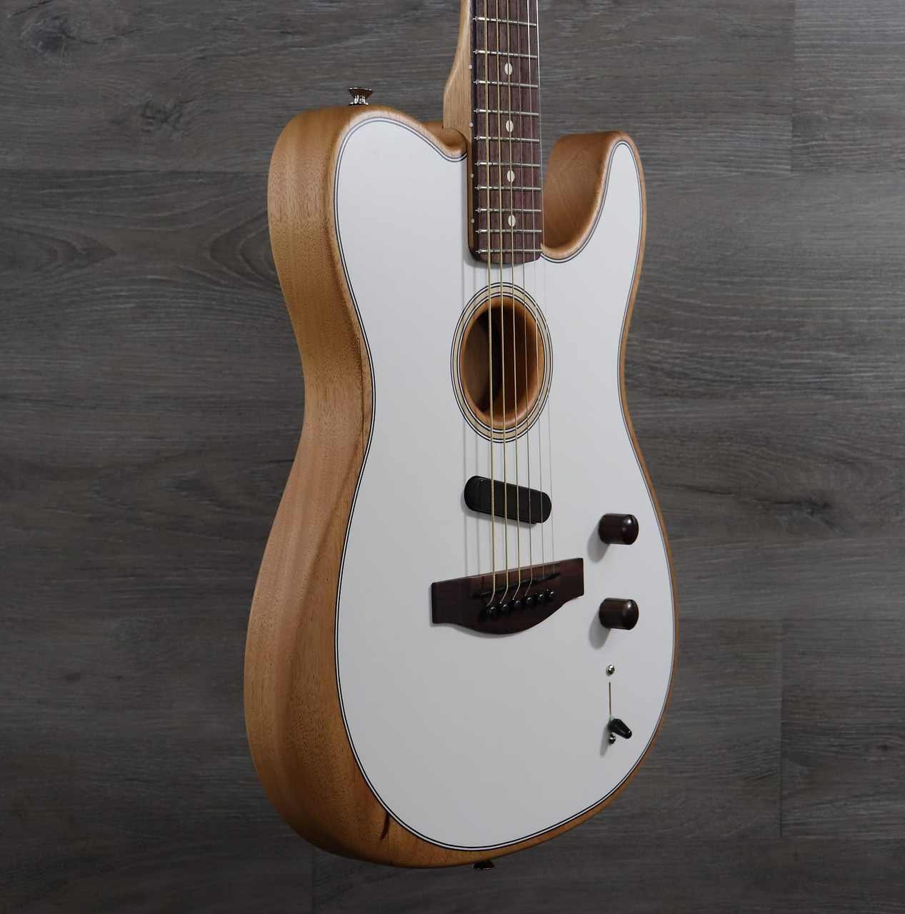 Fender Acoustasonic Player Telecaster Arctic White - K&S