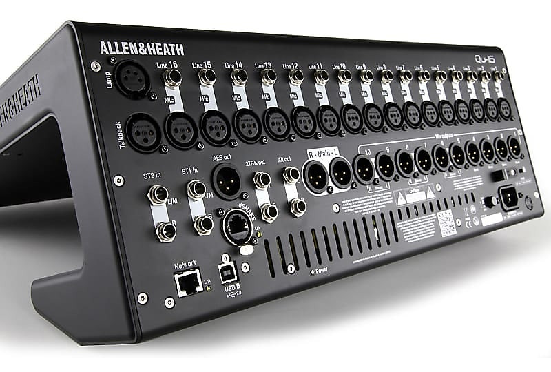 Allen & Heath QU-16C Chrome Edition 16-Channel Digital Mixer Black