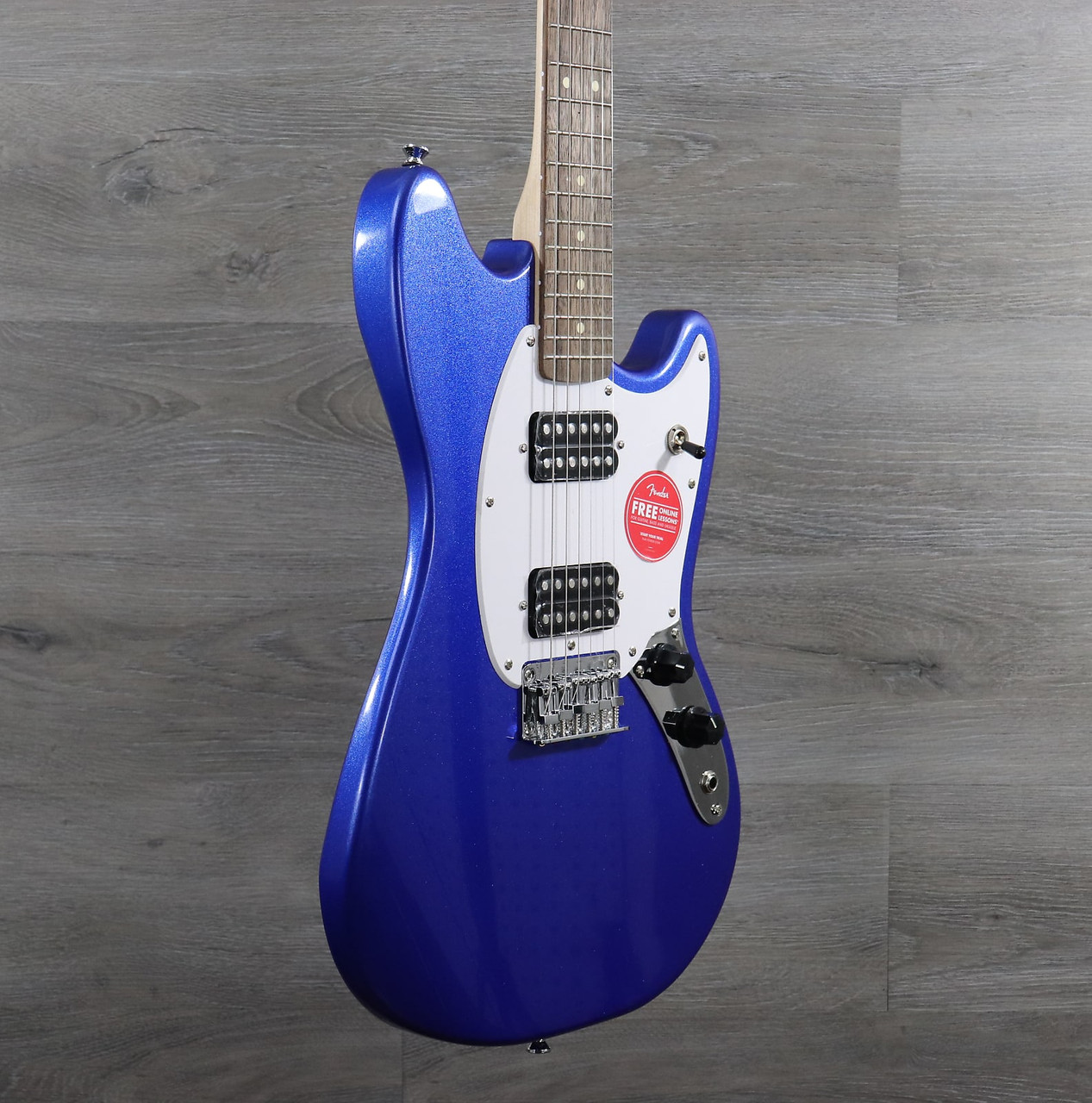 Squier Bullet Mustang HH with Laurel Fretboard Imperial Blue - K&S
