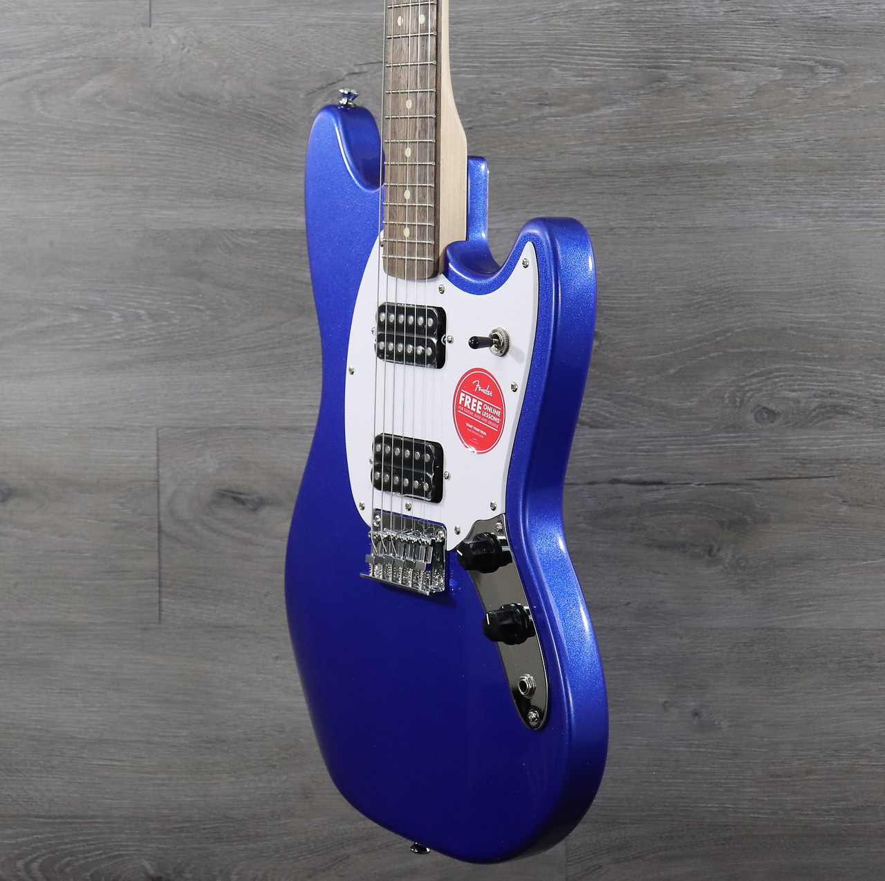 Squier Bullet Mustang HH with Laurel Fretboard Imperial Blue - K&S