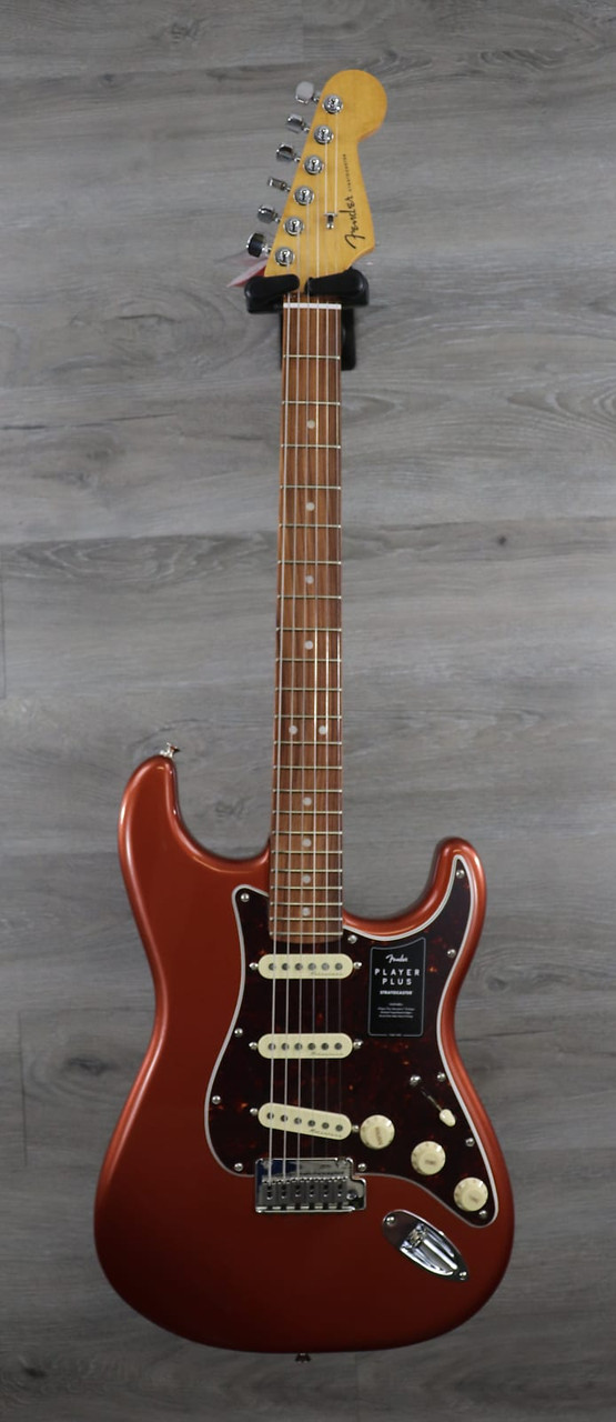 ギター Fender Player Plus Stratocaster Fender Player Plus Stratocaster with Maple Fretboard Olympic