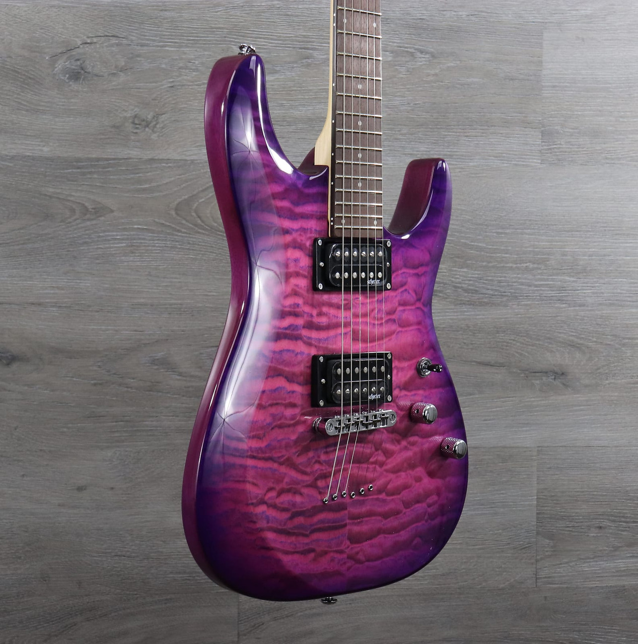 Schecter C-6 Plus Electric Magenta - K&S Music Center LLC