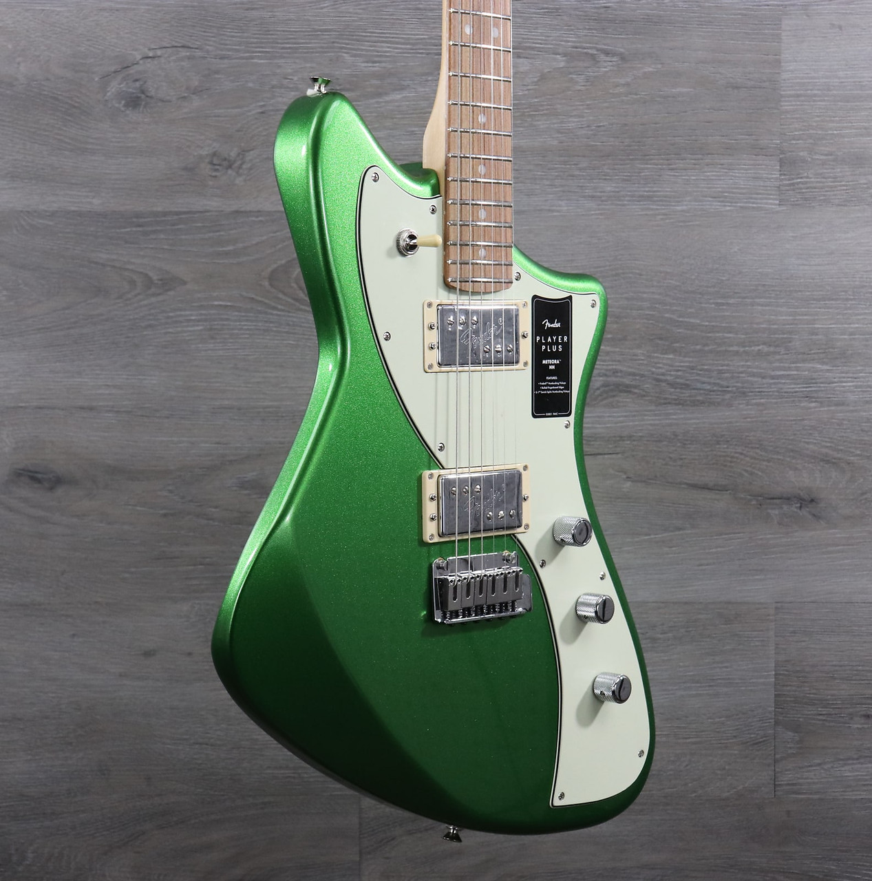 美品 Fender Mexico Player Plus Meteora HH Fender Player Plus Meteora HH Electric Guitar - Cosmic Jade