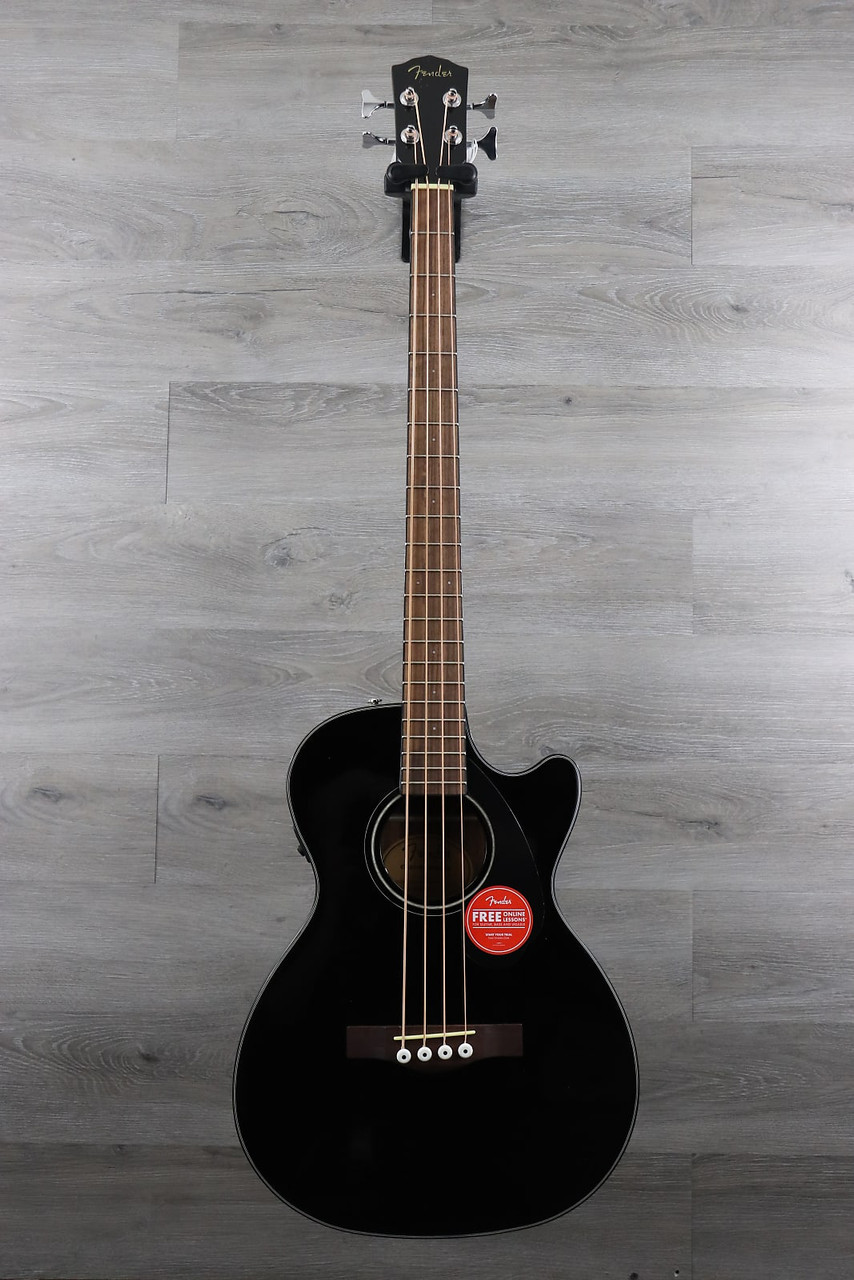 Fender CB-60SCE Acoustic-Electric Bass with Laurel Fretboard Black