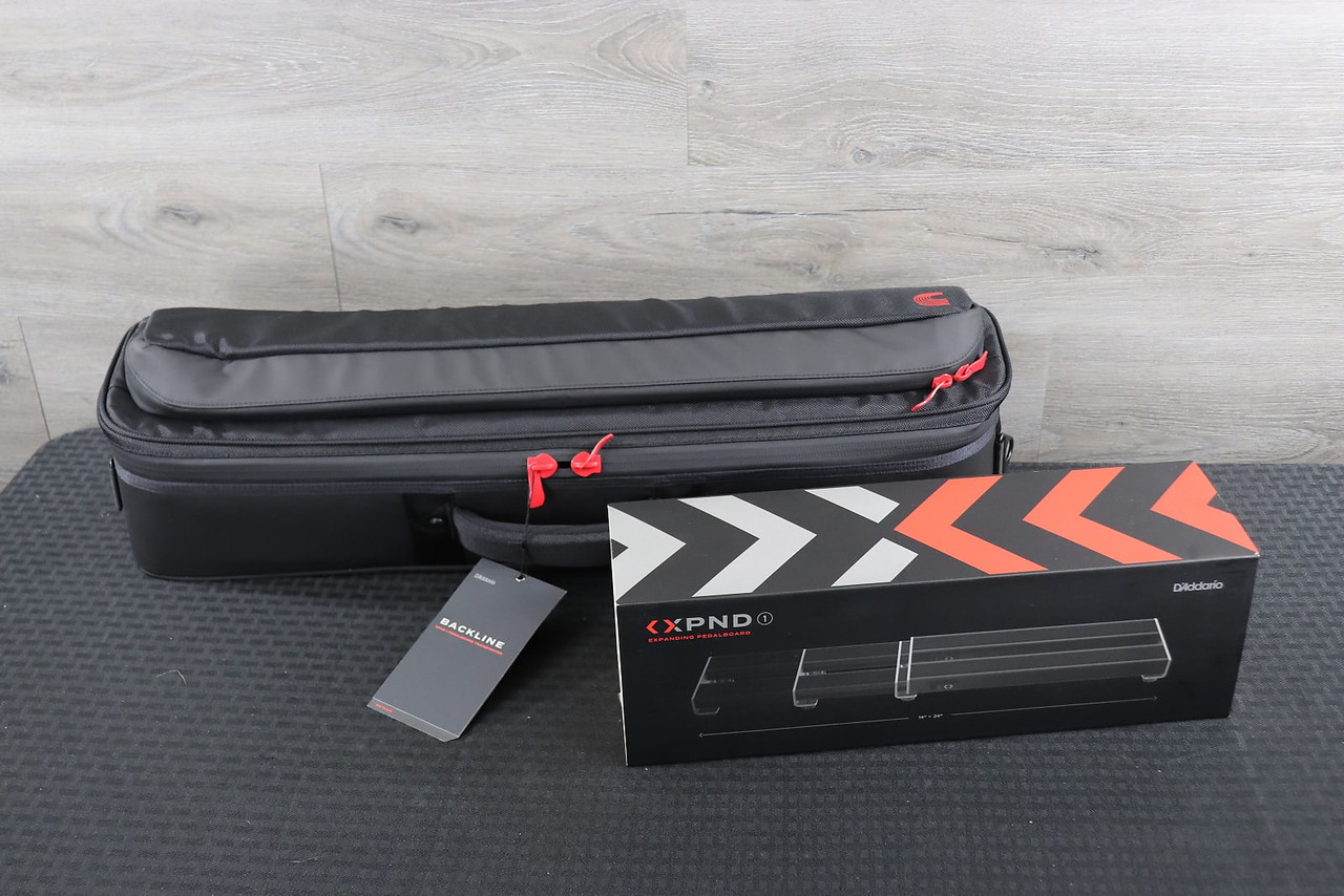 D'Addario XPND 1 Pedalboard Black K&S Music Center LLC