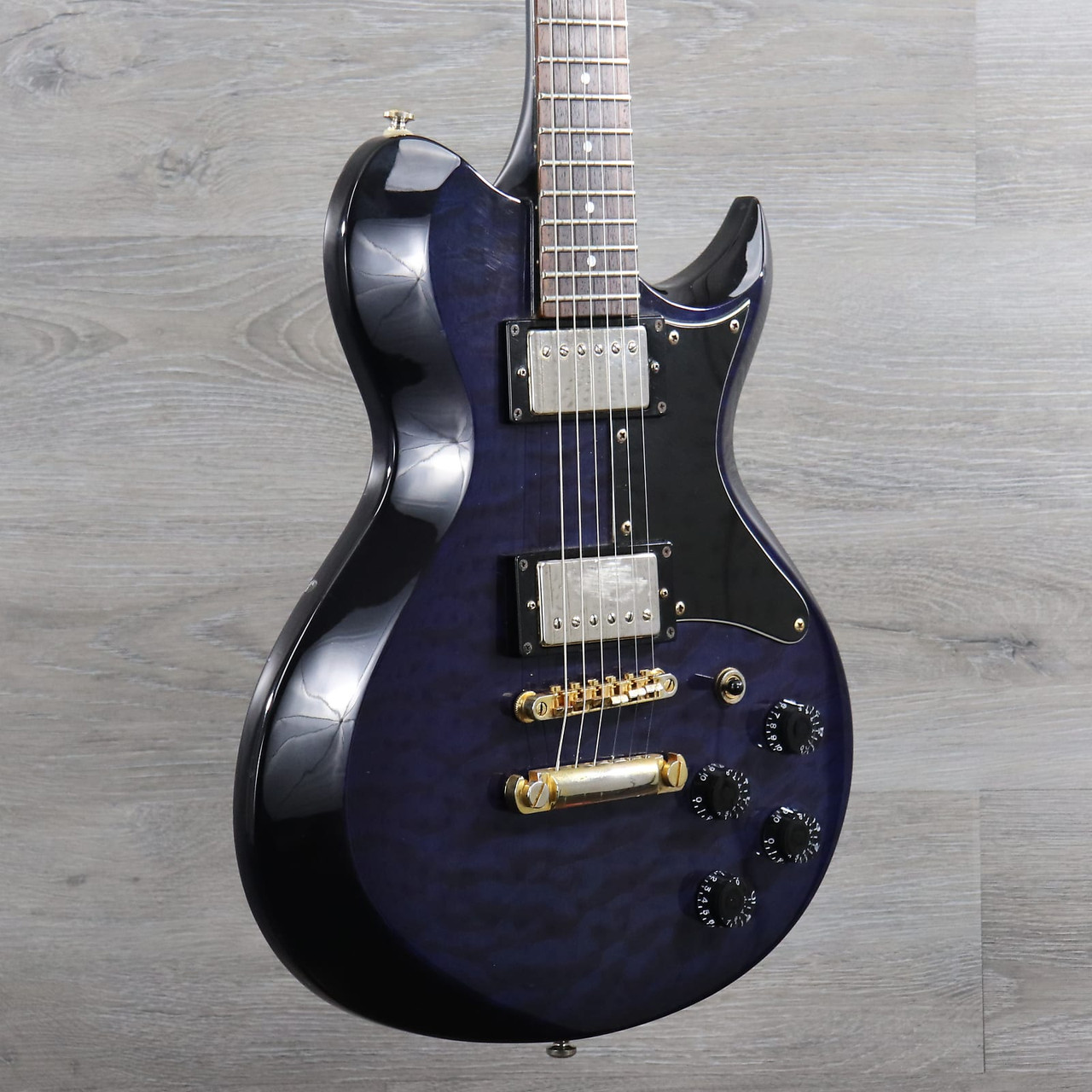 Washburn WI-64DL Transparent Blue - K&S Music Center LLC