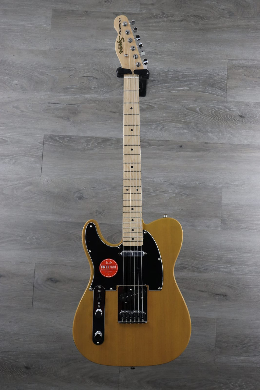 Squier Affinity Telecaster Left-Handed with String-Through Bridge  Butterscotch Blonde