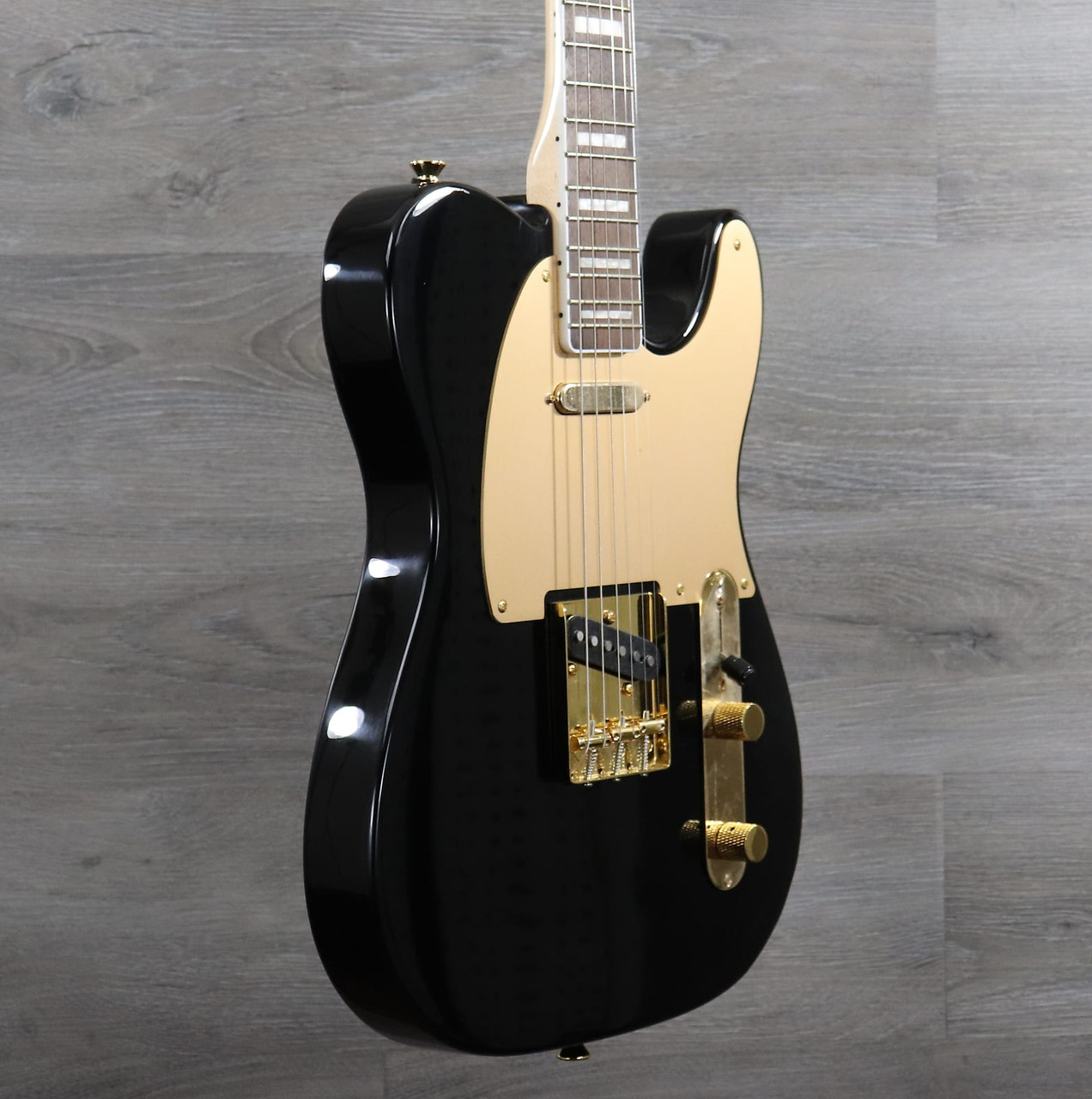 Squier 40th Anniversary Gold Edition Telecaster Black - K&S Music