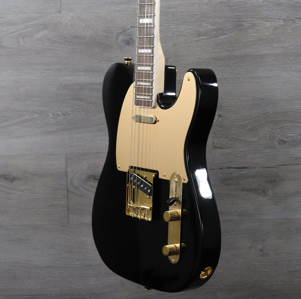 Squier 40th Anniversary Gold Edition Telecaster Black - K&S Music