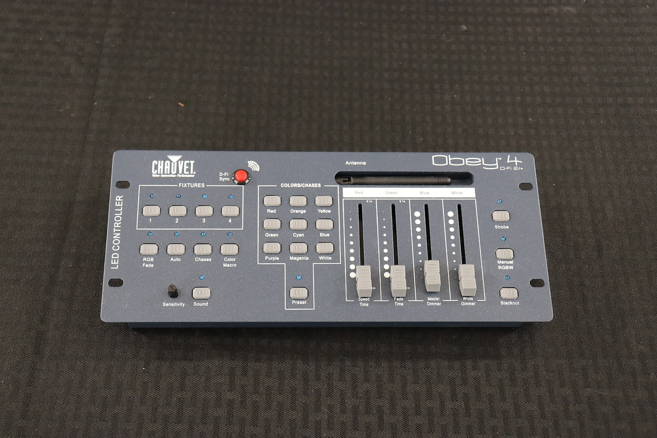 Chauvet Obey 4 D-Fi 2.4 Wireless DMX Controller Black - K&S Music