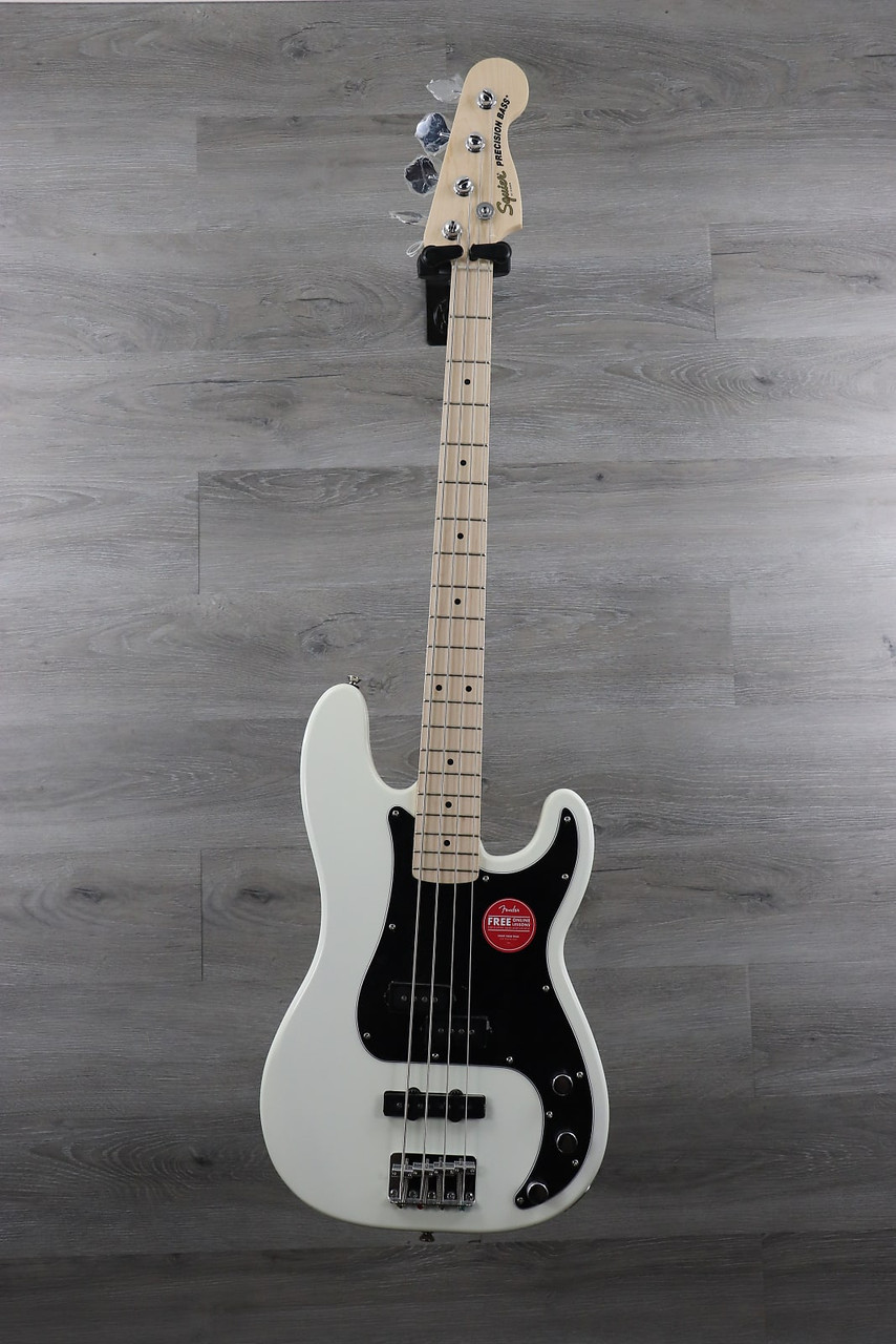 Squier Affinity Precision Bass PJ Olympic White - K&S Music Center LLC