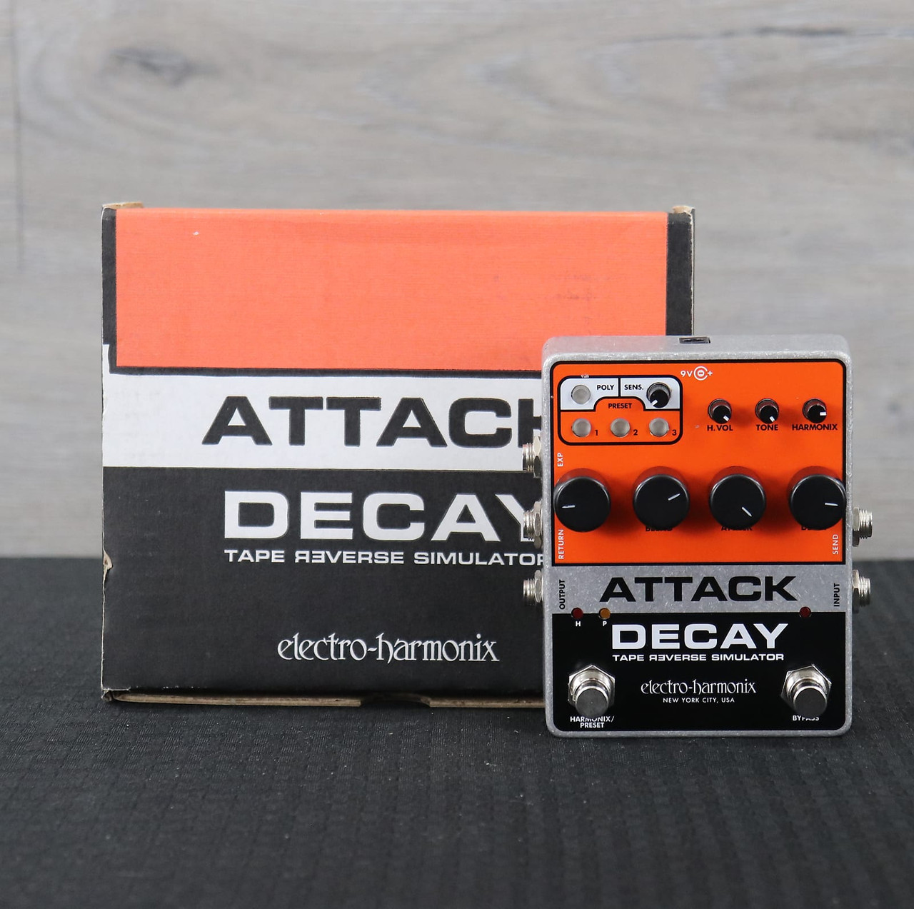 Electro-Harmonix Attack Decay Reverse Tape Simulator Orange