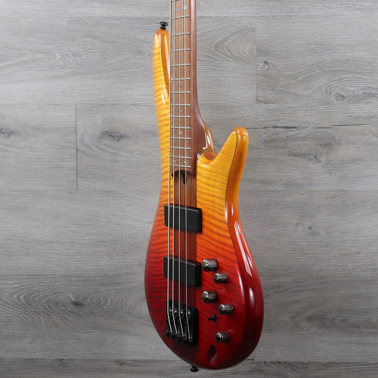 Ibanez soundgear エレキベース 4弦 Ibanez SR870-ALG Soundgear Flamed Maple Top Active 4-String Bass