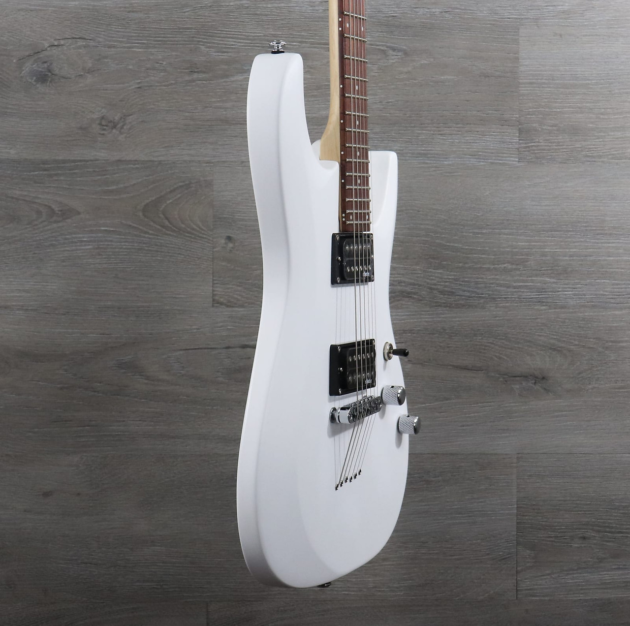 Schecter C-6 Deluxe Satin White - K&S Music Center LLC