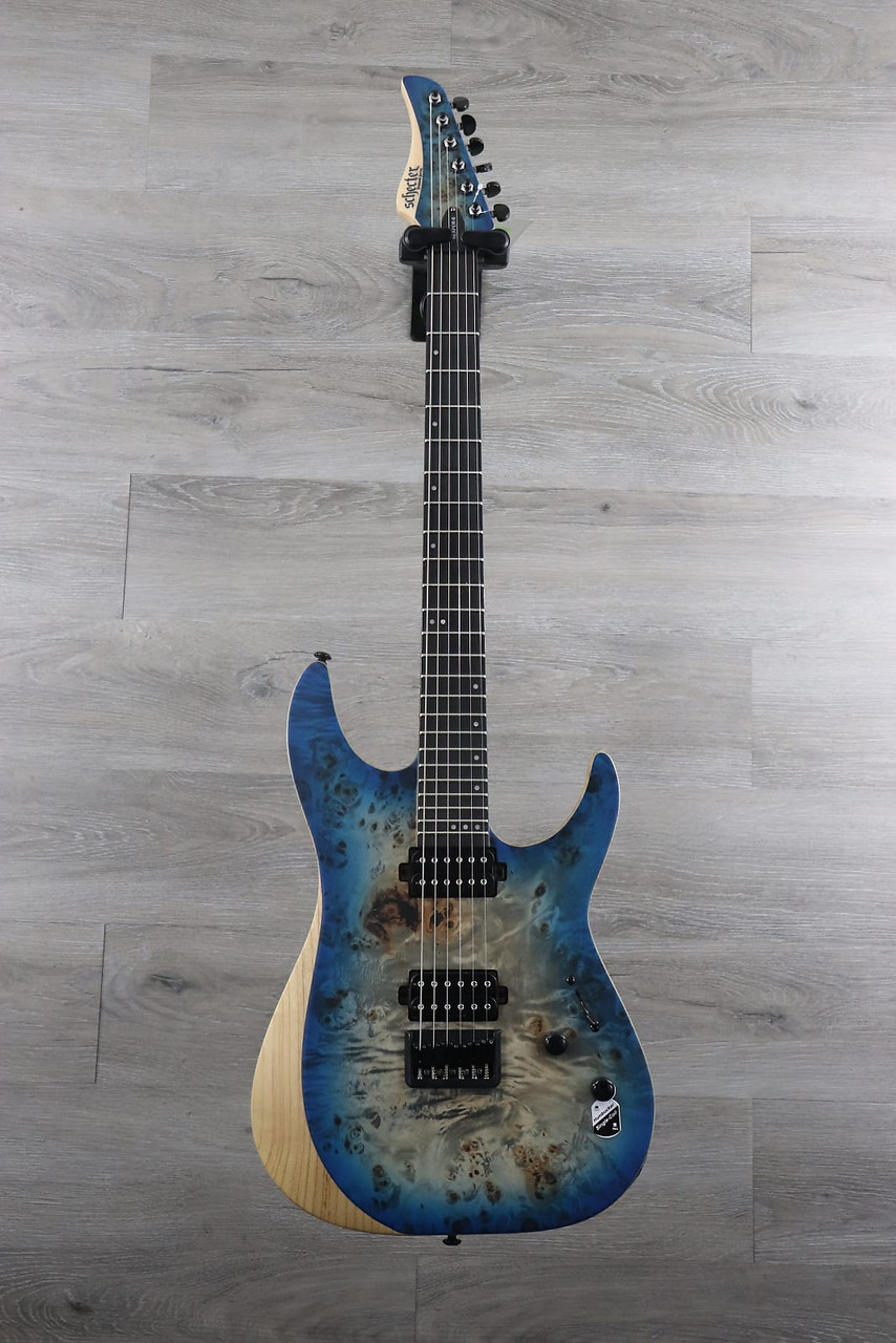 Schecter Reaper-6 Satin Sky Burst - K&S Music Center LLC