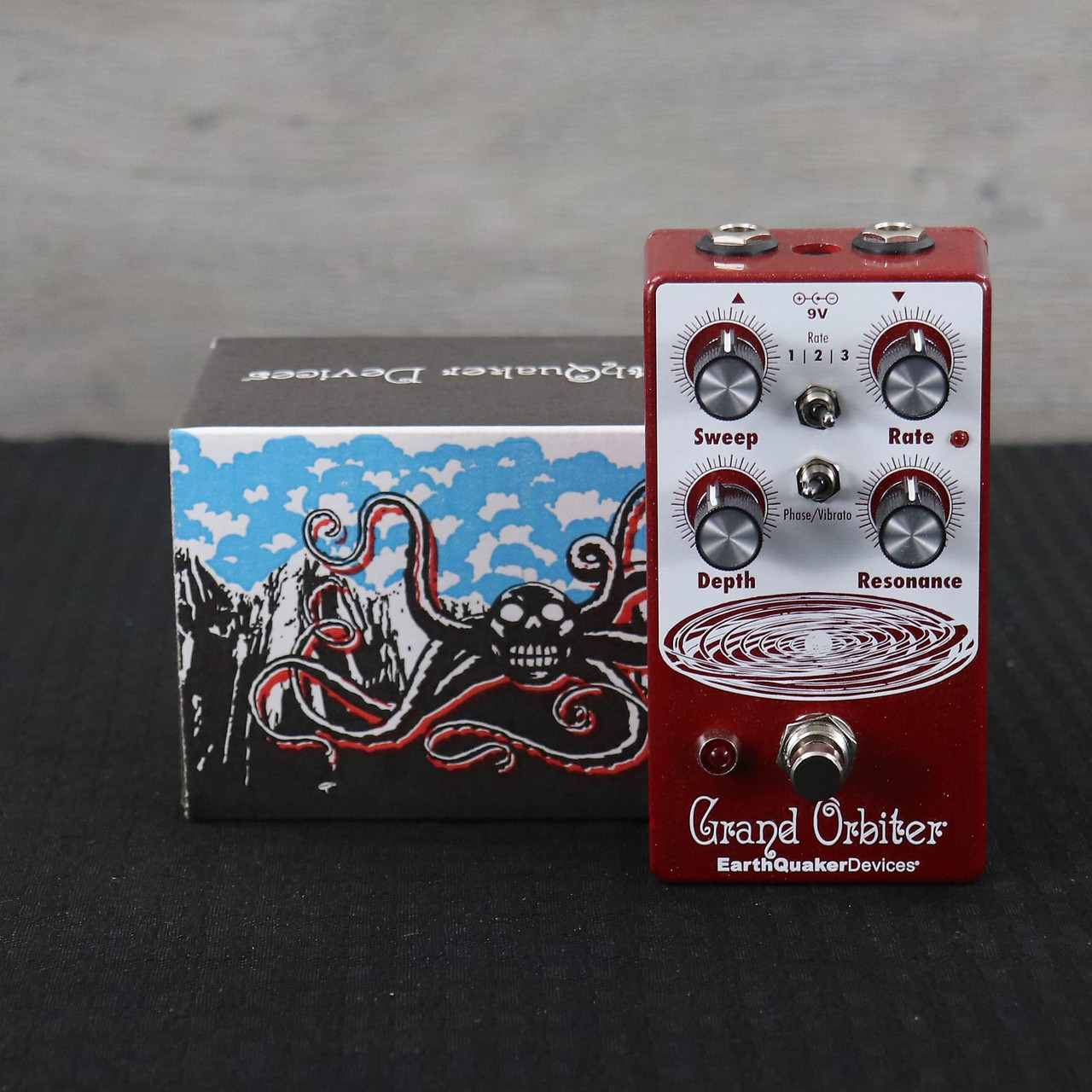 EarthQuaker Devices Grand Orbiter Phase Machine V3 Candy Apple Red