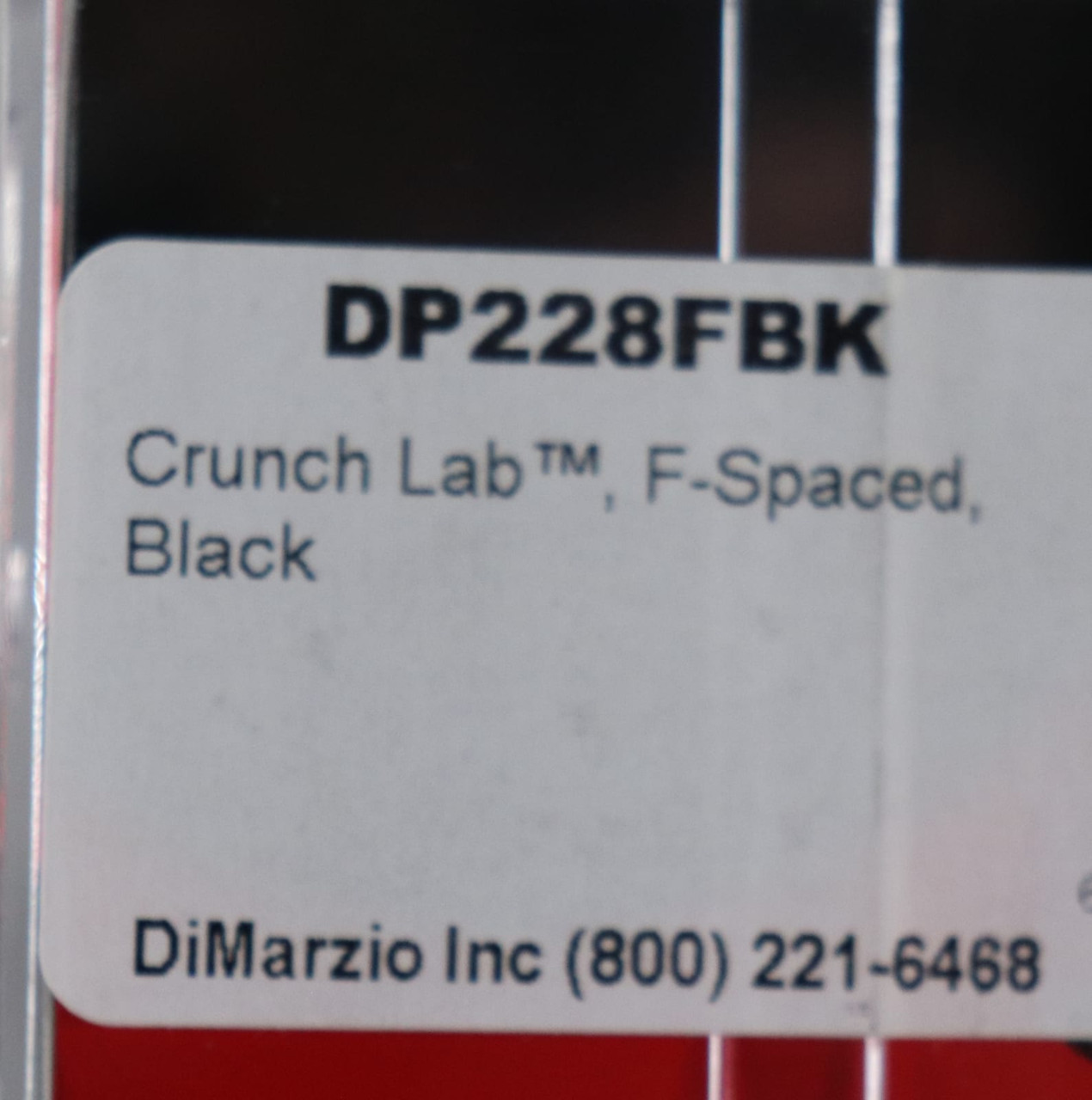 DiMarzio DP228FBK Crunch Lab F-Spaced Humbucker Black