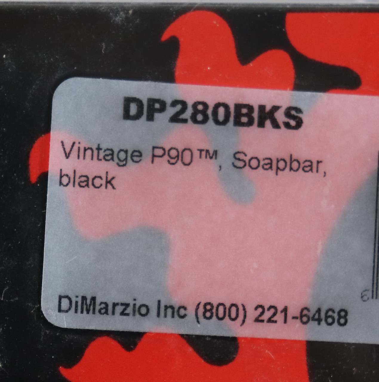 DiMarzio Vintage P90 Soapbar Black - K&S Music Center LLC