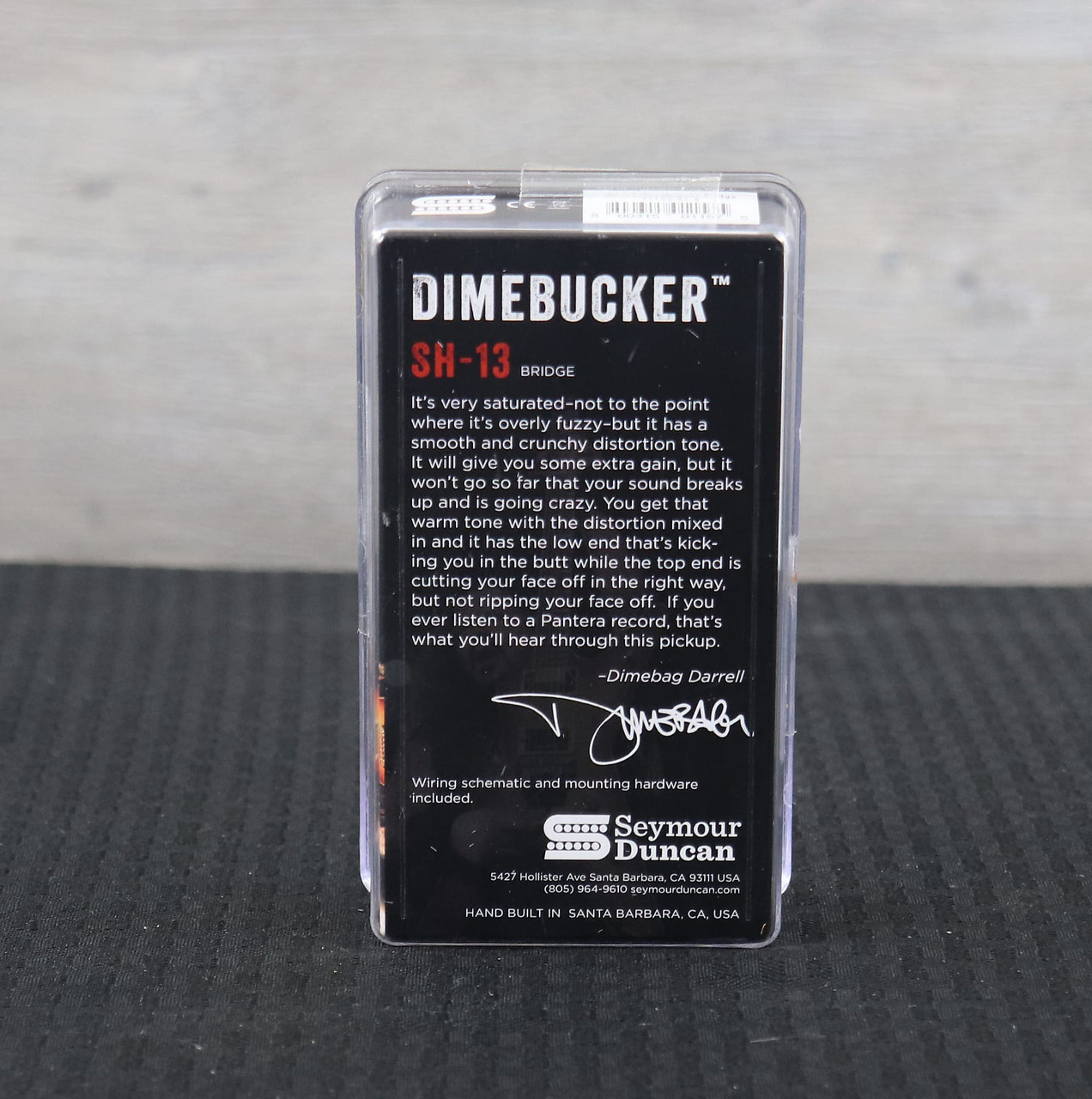 Seymour Duncan SH-13 Dimebucker Bridge Humbucker Black