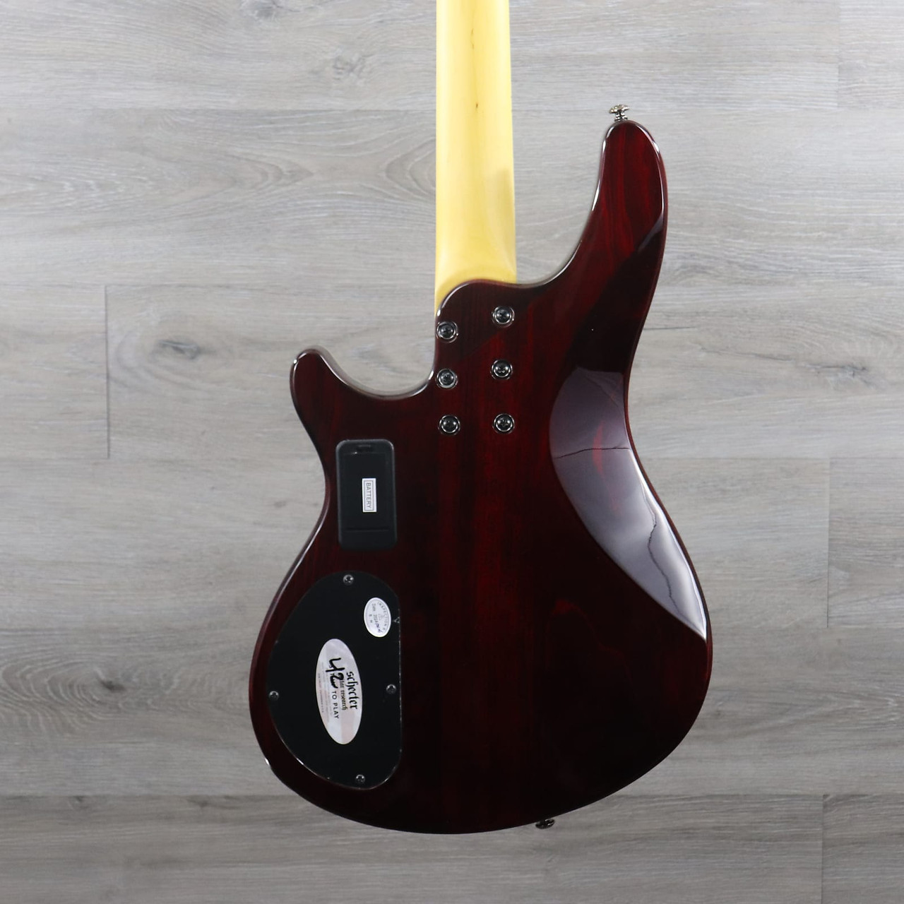 Schecter Omen Extreme-4 Black Cherry - K&S Music Center LLC