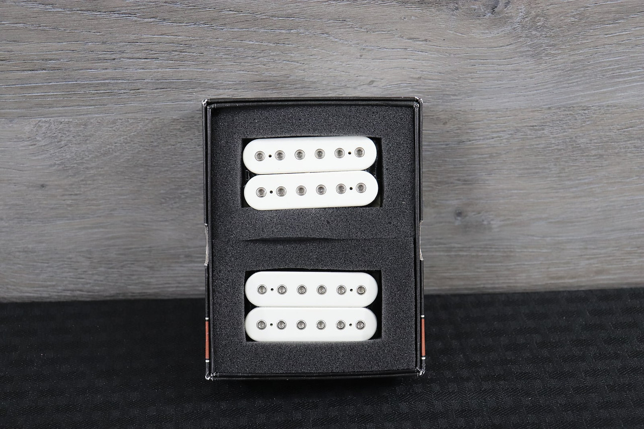 DiMarzio Gravity Storm Bridge and Neck Pickup Set White - K&S 