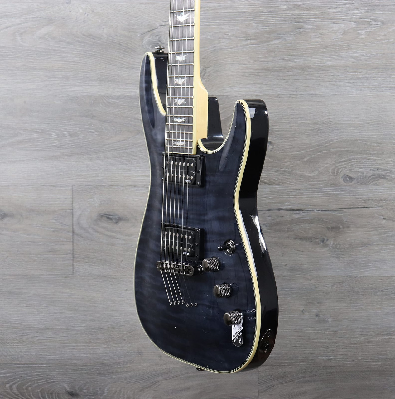 Schecter Omen Extreme-7 See-Thru Black - K&S Music Center LLC