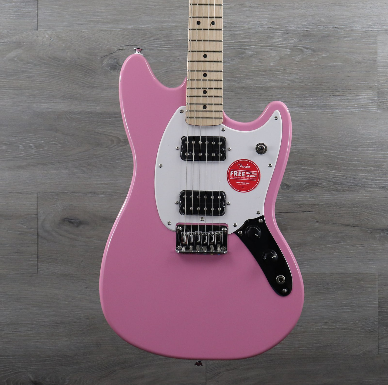 Squier Sonic Mustang HH Flash Pink