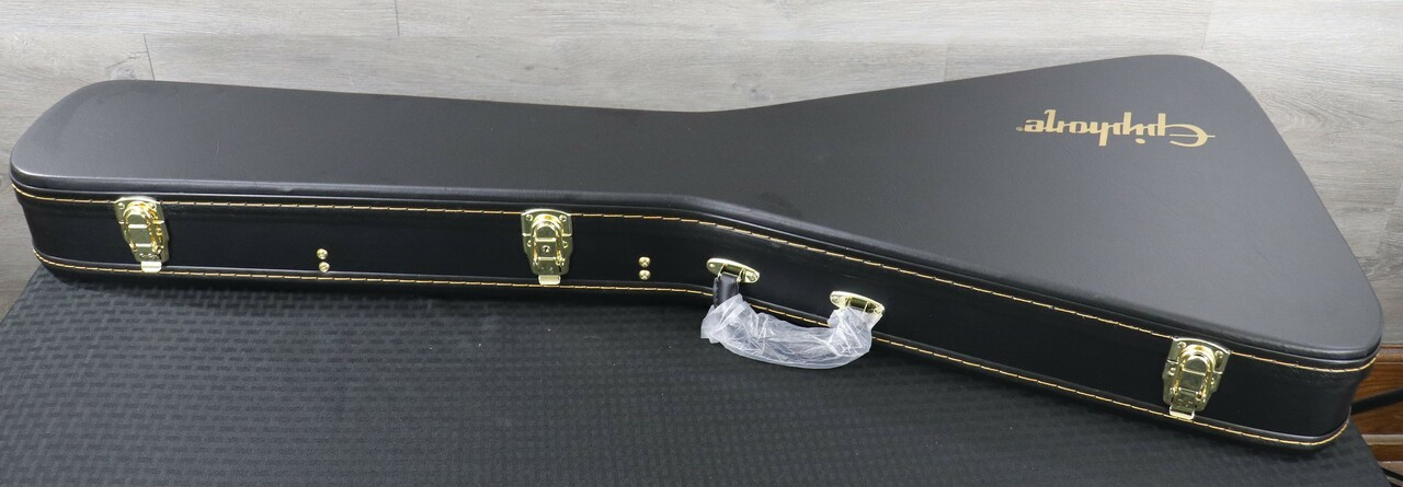 Epiphone Kirk Hammett 1979 Flying V Purple Metallic With Case