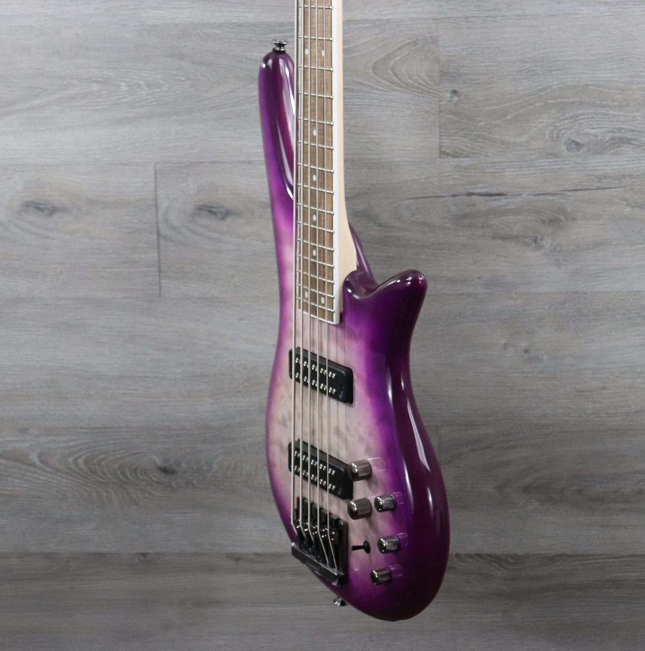 Jackson JS Series JS3QV 5-String Spectra Bass Purple Phaze - K&S