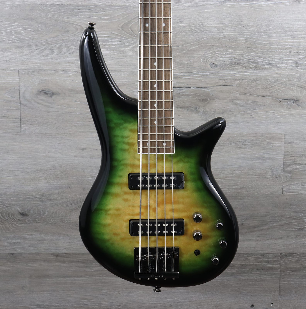 Jackson JS Series JS3QV 5-String Spectra Bass Alien Burst - K&S