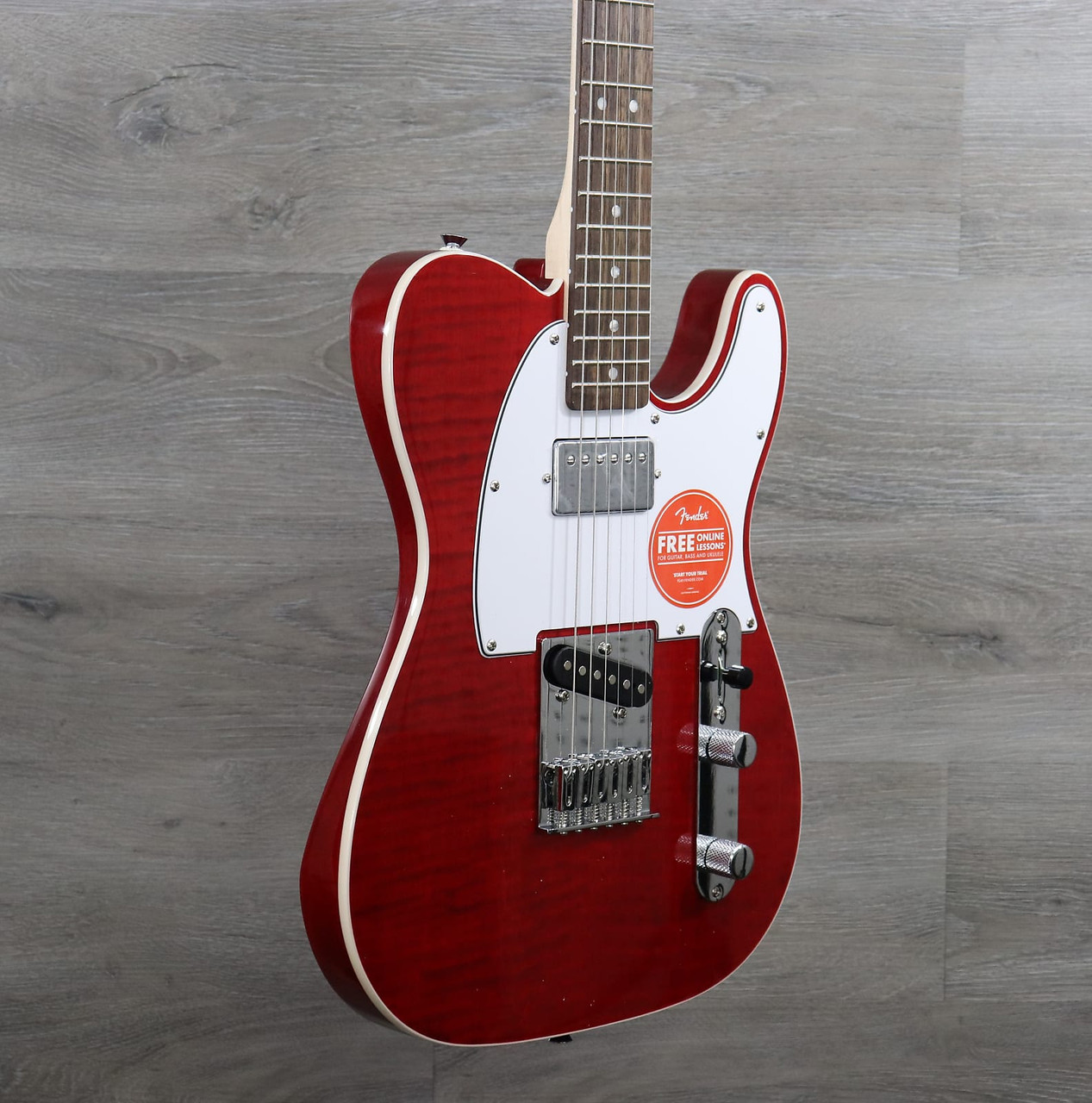 Squier Affinity Series™ Telecaster® FMT SH Crimson Red Transparent