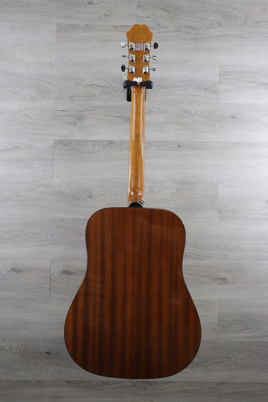 EpiphoneDr-100レフティ Epiphone DR-100 Dreadnought Acoustic Left-handed - Natural