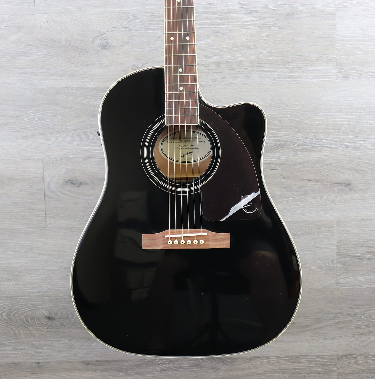 Epiphone J-45EC Studio Ebony - K&S Music Center LLC